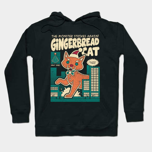 Gingerbread Cat by Tobe Fonseca Hoodie by Tobe_Fonseca